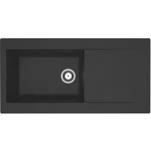Comparateur de prix : STRADOUR Evier a encastrer Lierra 1C 1000 - Noir