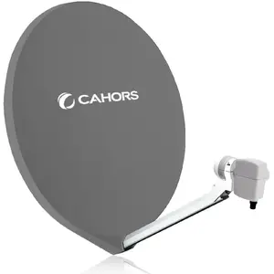 Comparateur de prix : Parabole Fibre Cahors SMC 80 cm Grise Monture Metal