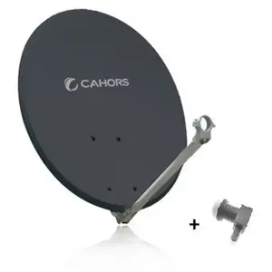 Comparateur de prix : Cahors - antenne parabolique alu 65cm + lnb  141202r13 - 141202r13