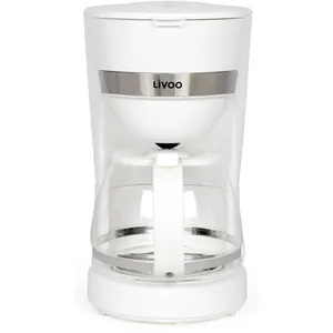 Comparateur de prix : Livoo Cafetière électrique Livoo DOD200W 1,25L 750 W blanche