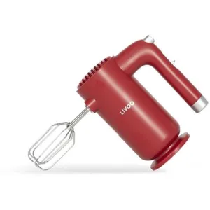 Batteur électrique - LIVOO - DOP243R - 250 w - 5 vitesses - Rouge pas cher