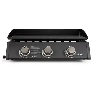 Livoo Plancha gaz 3 bruleurs