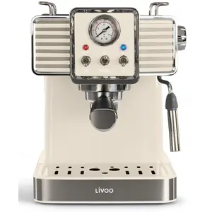 Comparateur de prix : Machine à expresso 15bars crème Livoo DOD174C