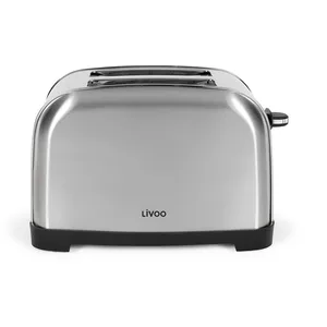 Livoo Grille pain DOD196 850 W Gris - 3523930104145