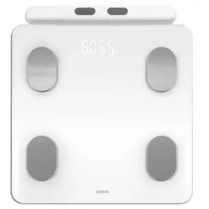 Pèse-personne impédancemètre connecté - LIVOO - DOM531W - 15 indicateu...