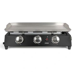 Comparateur de prix : Plancha gaz en acier inoxydable Livoo DOC249 7500 W Noir et gris