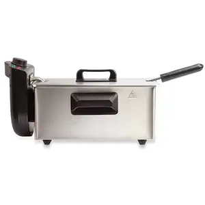 Comparateur de prix : Livoo Friteuse 3L DOC216 1kg de frite, 2000W, jusqu'à 190°C, cuve amovible