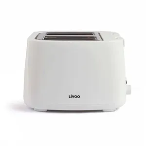 Livoo DOD167W - Grille-pain - 4 tranche - 4 Emplacements - blanc pas cher