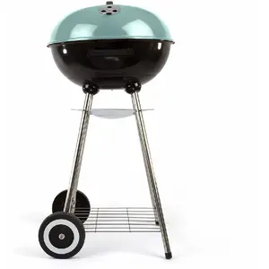 Livoo - barbecue à charbon 41cm vert/noir - doc172ve TU pas cher