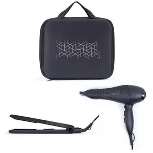 Comparateur de prix : Livoo Coffret cadeau sèche-cheveux et fer à lisser Noir TU
