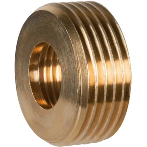 COMAP Raccord laiton hexagonal réduit avec butée intérieure à visser - m 3/4' - f 1/2'