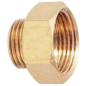 Thermador Réduction Laiton Brut Fm 6pans Joint Plat - 246g F33x42 M26x34 pas cher