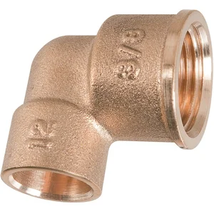 Comparateur de prix : Thermador Ecolands - Raccord laiton coudé 90° à souder - f 3/4' - ø 22 mm - 90GC
