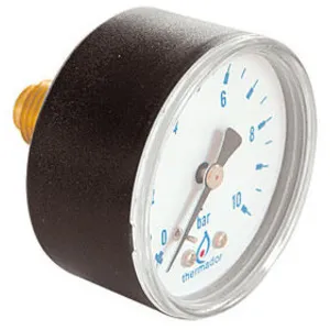 Thermador - Manomètre sec axial Mâle 1/4'- Ø50mm-0 à 10barVendu paramazon