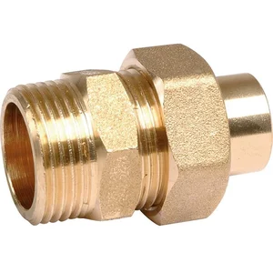 Thermador Raccord union laiton droit à souder - m 1'1/2 - diamètre 32 mm - 341GC pas cher