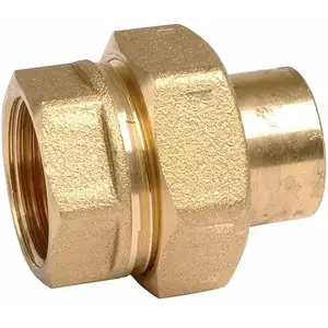 Raccord union laiton droit à souder - f 3/4' - diamètre 16 mm - 340GC