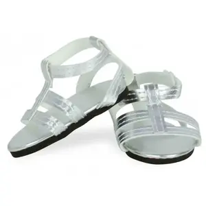 Petitcollin Sandales argentées 39/48cm pas cher