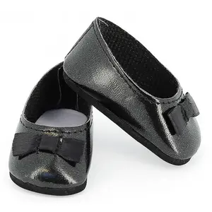 Petitcollin Ballerines noires pour poupée pas cher