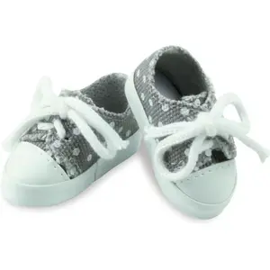Comparateur de prix : Petitcollin Accessoire pour poupée 34 cm Minouche : Chaussures en toile grise