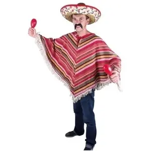 Poncho mexicain, taille unique
