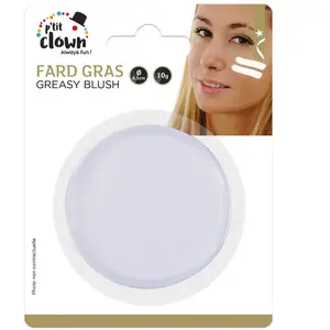 RueDeLaFete Fard gras - 6,5 cm - blanc