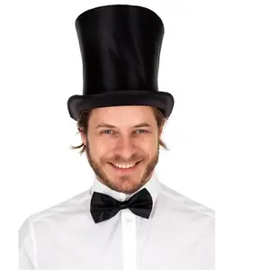 Comparateur de prix : Très Grand Chapeau Haut de Forme satiné 20 cm