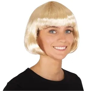 RueDeLaFete Perruque Cabaret blond - Cheveux courts pas cher