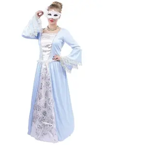 Comparateur de prix : Costume adulte femme en taille S-M: Robe Marquise (x1) REF/60464