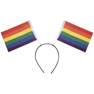 Comparateur de prix : Serre-tête drapeaux arc-en-ciel