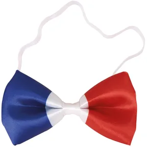 Comparateur de prix : Noeud papillon France tricolore bleu, blanc et rouge (x1) REF/62532