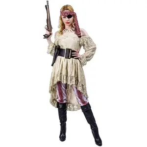 RueDeLaFete Déguisement adulte corsaire femme, taille L/XL pas cher