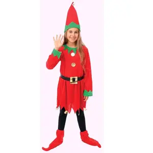 Comparateur de prix : Non communiqué déguisement lutin légende conte de noël fille - 7/9 ans - rouge - ptitclown 66076 7/9 ANS
