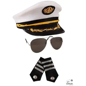 Comparateur de prix : Set Accessoires déguisement Capitaine de bateau