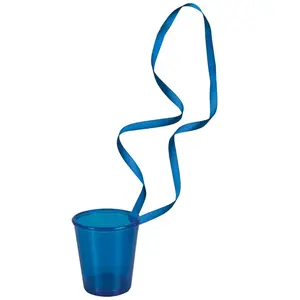 PTIT CLOWN Lot de 6 colliers shooter roses - Plastique - Pour enterrement de vie de jeune fille
