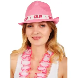 Comparateur de prix : Chapeau borsalino EVJF, rose RE66619