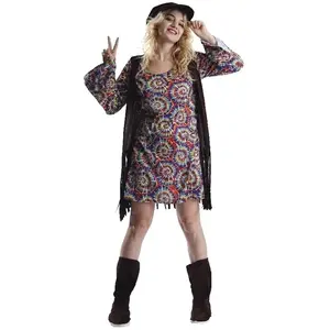 Comparateur de prix : Motomo Déguisement adulte hippie femme taille S/M FETE-66418