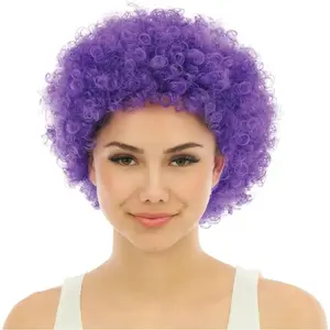 Comparateur de prix : Perruque courte frisée violette