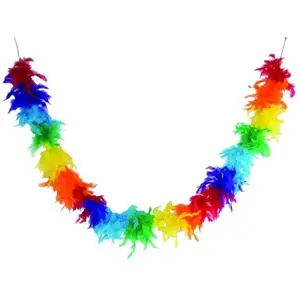 Comparateur de prix : Boa en plumes d'1m8045 g, Multicolore FETE-40060