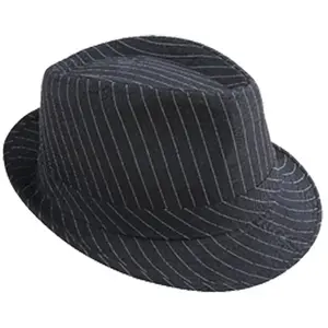 Comparateur de prix : Chapeau Borsalino en tissu taille adulte, rayé noir et blanc