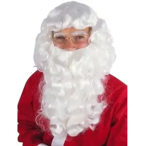 Perruque et Barbe blanche Père Noël - Mixte