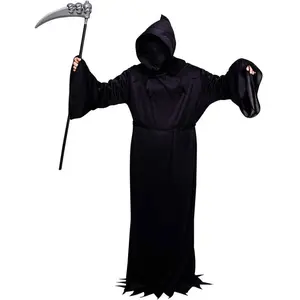 Costume Halloween adulte homme ou femme en faucheuse de la mort S/M (x1) REF/44268 ptit clown pas cher