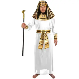 Déguisement pharaon adulte blanc, taille L/XL FETE-44454 pas cher