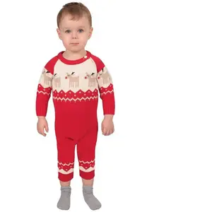 Non communiqué déguisement combinaison rouge rennes rudolphe bébé - 1/2 ans - rouge - ptitclown 48113