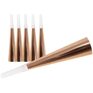 Comparateur de prix : Sachet de 6 Trompettes carton Rose Gold