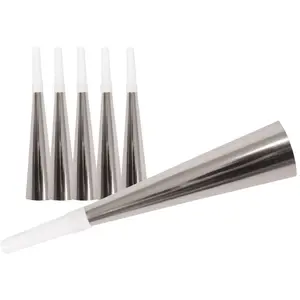 Comparateur de prix : P'TIT Clown re30180 - Sachet de 6 Trompettes carton Argent