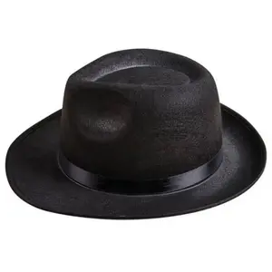 Comparateur de prix : Chapeau feutre al capone adulte, noir FETE-34760