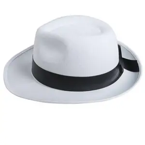 Chapeau Al Capone Blanc pas cher