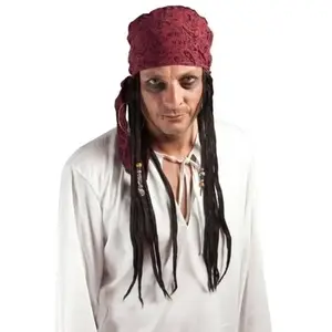 Comparateur de prix : Foulard de pirate avec Dreadlocks pour adulte (x1) REF/34750