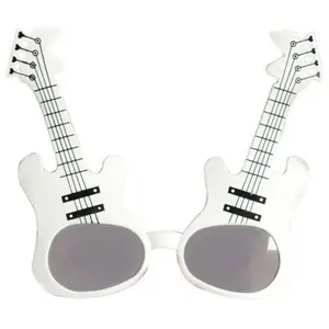 Lunettes Plastique Guitare Blanches pas cher