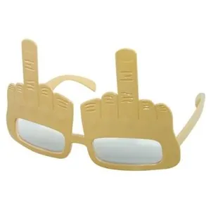 Comparateur de prix : PTIT CLOWN Lunettes - Doigts d'Honneur - Beige - Taille unique - Plastique - Tendance